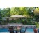 6.5FT x 10FT Aluminum Patio Market Umbrella Tilt with Crank - Tan Fabric/Bronze Pole