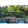 6.5FT x 10FT Aluminum Patio Market Umbrella Tilt with Crank - Green Fabric/Bronze Pole