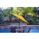 9ft. Aluminum Patio Market Umbrella Tilt with Crank - Yellow Fabric/Black Pole