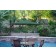 9ft. Aluminum Patio Market Umbrella Tilt with Crank - Green Fabric/Bronze Pole