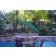 9ft. Aluminum Patio Market Umbrella Tilt with Crank - Green Fabric/Bronze Pole