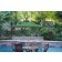 6.5FT x 10FT Aluminum Patio Market Umbrella Tilt with Crank - Green Fabric/Grey Pole