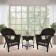 Wicker Chair And End Table Set Without Cushion
