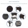 Wicker Chair And End Table Set Without Cushion