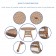 5pc Honey Wicker Dining Set With Cushions