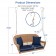 Honey Resin Wicker Porch Swing with Cushion