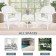 White Wicker Chair And End Table Set Without Cushion