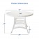 Wicker 44 Inch Round Dining Table