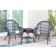 3pc Santa Maria Espresso Wicker Chair Set Without Cushion