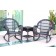 3pc Santa Maria Espresso Rocker Wicker Chair Set Without Cushion