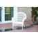 Santa Maria White Wicker Chair