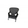 Windsor Black Resin Wicker Chair