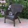 Windsor Espresso Resin Wicker Chair